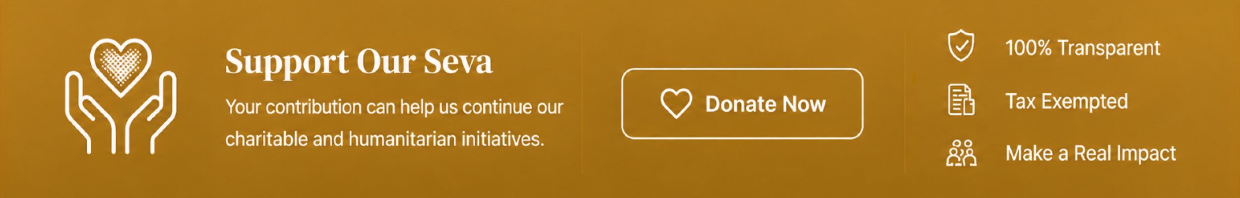 our support